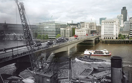 عکس: پل های لندن، دیروز و امروز