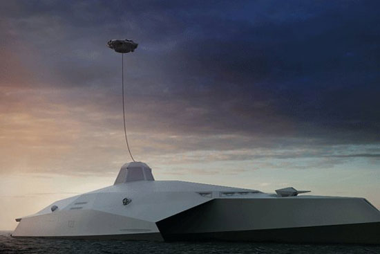 تصاویر کشتی‌های جنگی در سال 2050