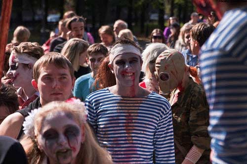 عکس هایی از تجمع آدم خواران در روسیه