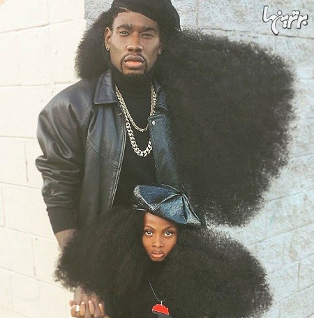 شهرت پدر و دختر بخاطر موهایشان