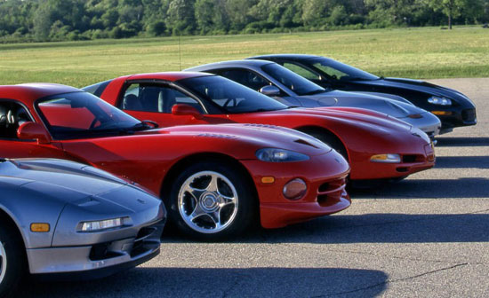 سریع ترین خودروهای دهه 90 میلادی