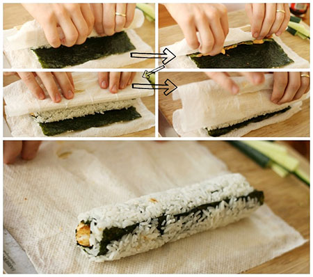 آموزش تصویری: درست کردن سوشی در خانه