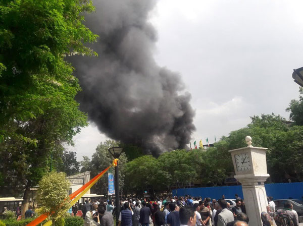 آتش ‎سوزی در بازار تهران
