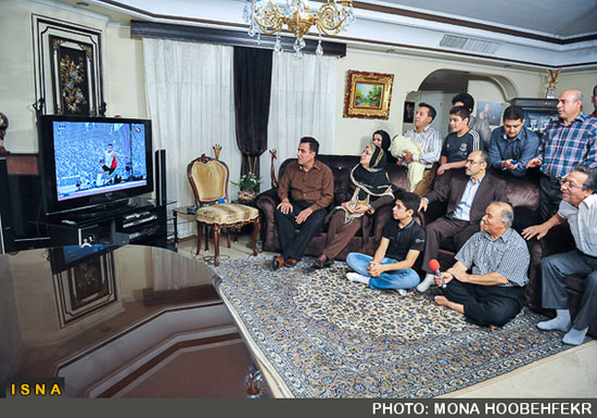 گزارش تصویری از خانه احسان حدادي