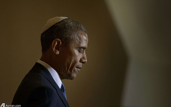 عکس: اوباما و کلاه یهودی