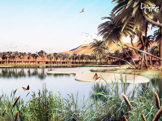 خلق مرکز تفریحیِ فوق العاده در وسط بیابانِ امارات