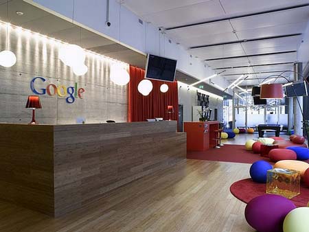 تصاویر جالب از محل کار کارمندان گوگل