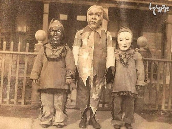 عکس های قدیمی ترسناک از هالووین