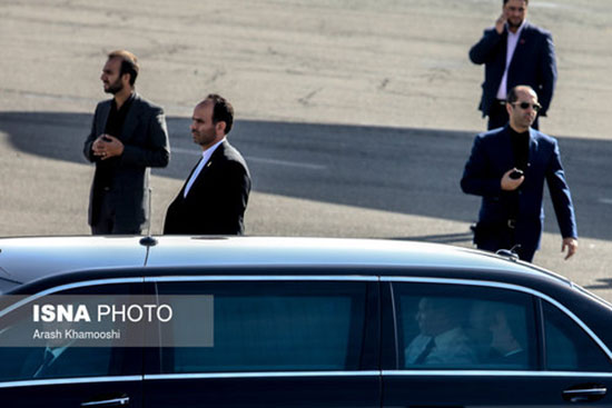 لحظه ورود پوتین به تهران