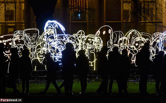 عکس: فستیوال نور در لندن