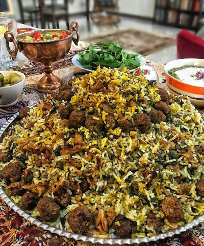 کلم پلو به روایت شیراز