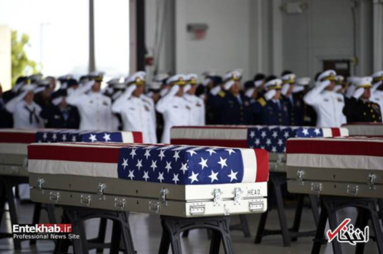 استقبال از بقایای اجساد سربازان آمریکایی