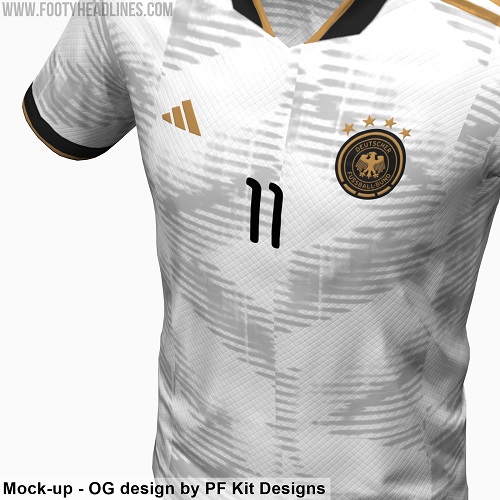 طرح احتمالی پیراهن جذاب آلمان برای جام جهانی