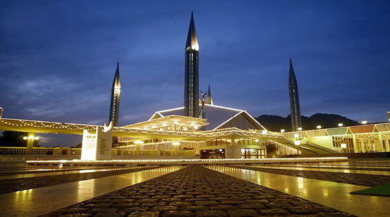 مسجدی با معماری آوانگارد و تکنولوژی مدرن در پاکستان