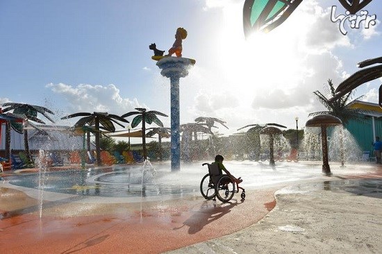 افتتاح اولین پارک آبی مخصوص معلولین در جهان