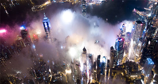 عکس‌های شگفت‌انگیز هوایی از هنگ‌کنگ
