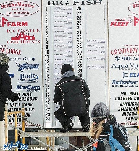 داغ ترین مسابقه در سردترین روزها +عکس