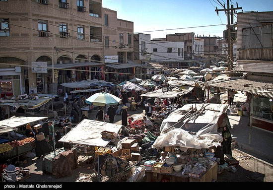 عکس: شرایط غیربهداشتی بازار کوی خشایار