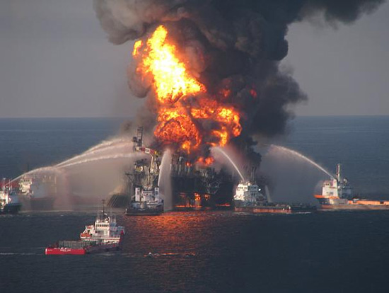 بزرگترین آلودگی‌های نفتی در دریا