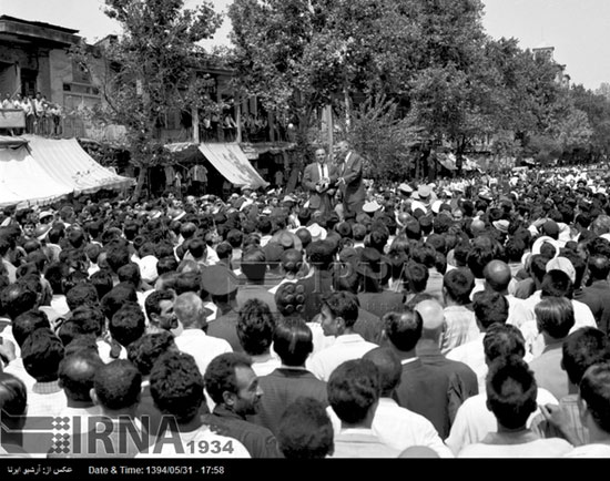 عکس: سفر معاون رییس جمهور آمریکا به تهران - سال 1341