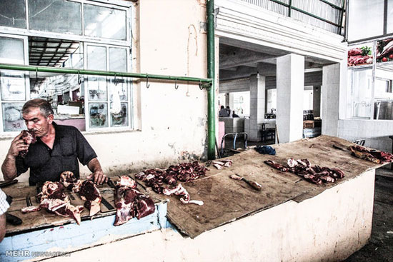 عکس: بازار مواد غذایی در شرق اروپا