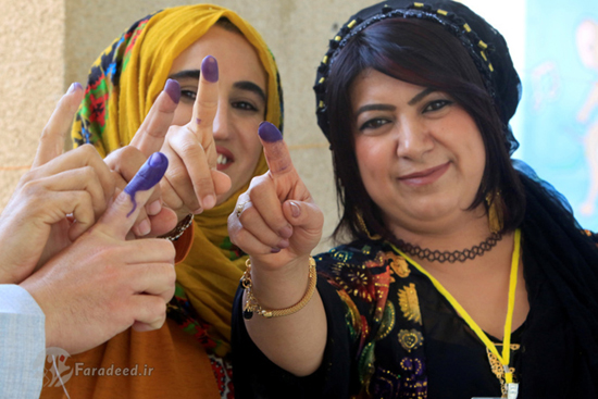 تصاویری از همه پرسی اقلیم کردستان عراق