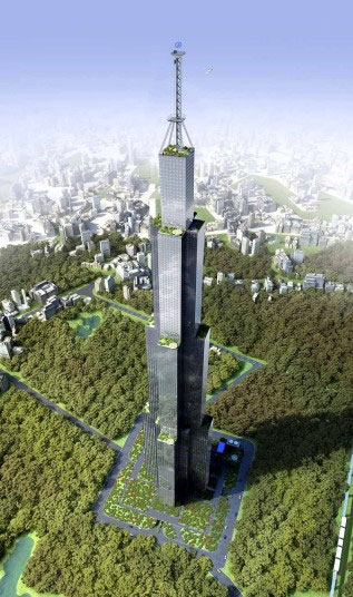 تصاویر: ساخت بلندترین برج جهان در 90 روز