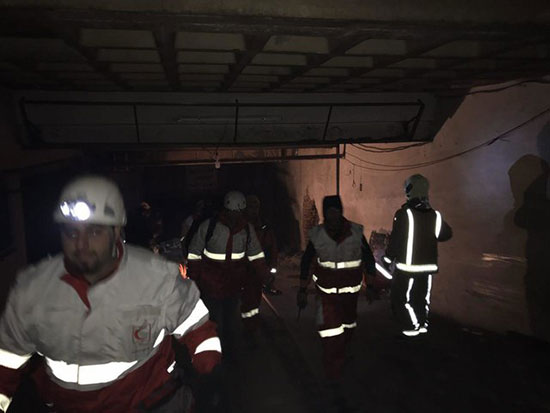 حفر تونل برای رسیدن به زیرزمین پلاسکو