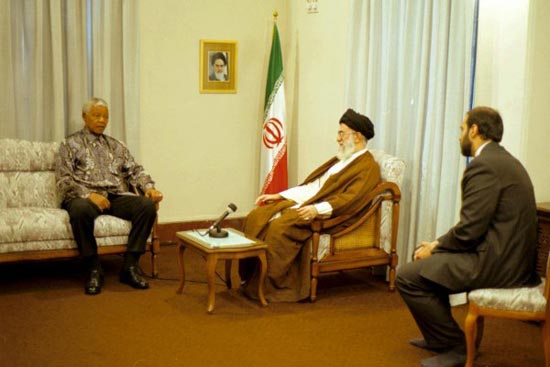 رابطه نلسون ماندلا با مقامات ایران +عکس
