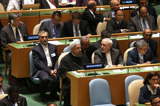 روحانی در مقر سازمان ملل +عکس