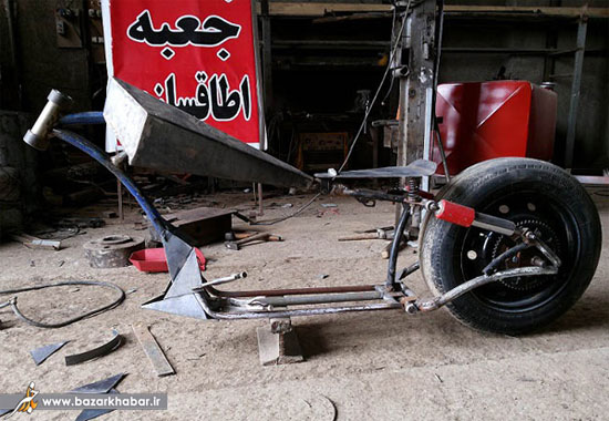 موتورسیکلت دست‌ساز ایرانی +عکس