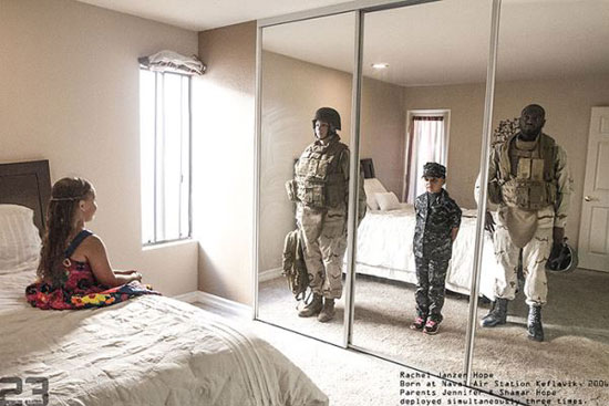 عکس: سربازِ آن‌سوی آینه