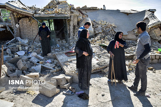 خسارات زلزله در روستاهای کرمانشاه