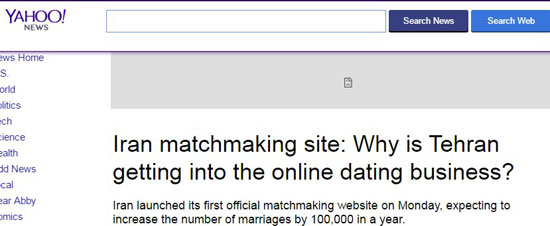 بازتاب جهانی اولین سایت همسریابی ایرانیان
