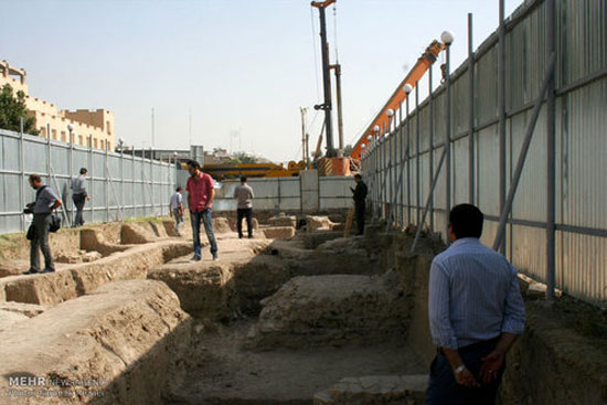 جزییات کشف بقایای بنای تاریخی در اصفهان