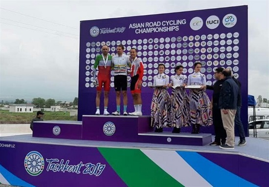 دومین مدال ایران در دوچرخه‌سواری قهرمانی آسیا