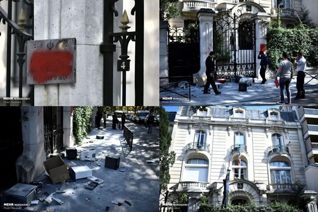 جزئیات حمله به سفارت ایران در پاریس