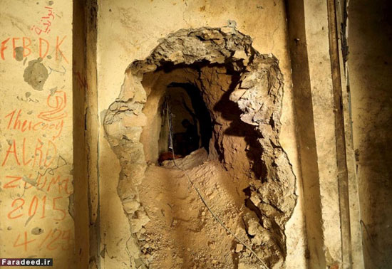 داعش چرا تونل حفر کرده است؟ +عکس