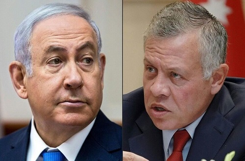 شاه اردن دیدار با نتانیاهو را رد کرد