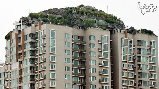 ساخت کوه روی طبقه 26ام ساختمان!