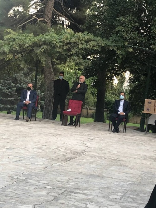 خداحافظی جواد ظریف با رسانه‌ها