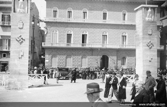 تصاویر دیده نشده از سفر هیتلر به ایتالیا