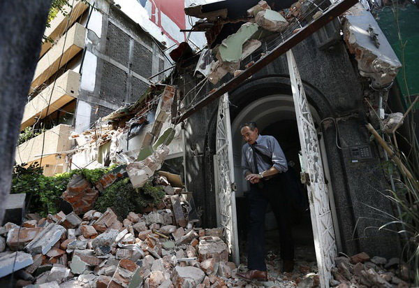 زلزله 7 ریشتری در مکزیک با 266 کشته