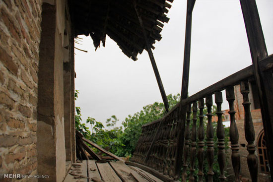 عکس: خانه تاریخی ای که دارد خراب می‌شود