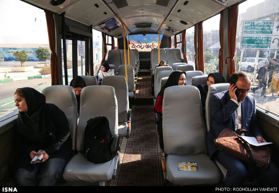 اولین اتوبوس گردشگری در تهران +عکس