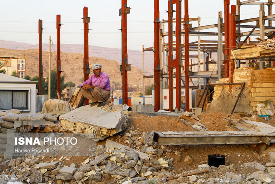ساخت و ساز خانه‌های زلزله‌زده در سرپل ذهاب