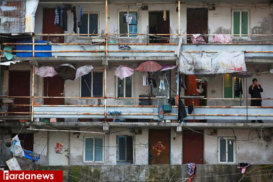 خانه‌های «میخی» در بافت فرسوده شانگهای