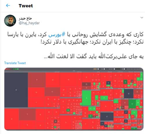 واکنش کاربران به ریزش ادامه‌دارِ شاخص بورس